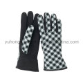 Lady Warm Single Layer Polar Fleece Impresso Luvas / Mittens